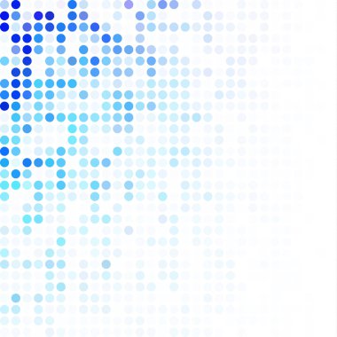 Mavi rastgele noktalar arka plan, yaratıcı tasarım şablonları