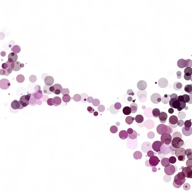 Kabarcıklar daire noktalar benzersiz mor parlak vektör arka plan