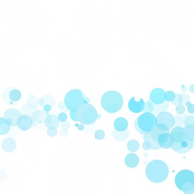 Kabarcıklar benzersiz mavi parlak vektör arka plan