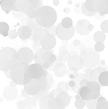 Kabarcıklar benzersiz gri beyaz parlak vektör arka plan