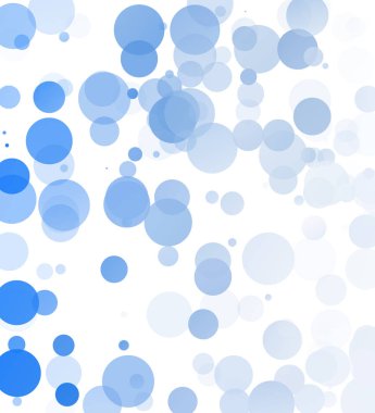 Kabarcıklar benzersiz mavi parlak vektör arka plan