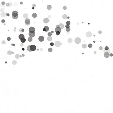 Kabarcıklar daire noktalar benzersiz siyah parlak vektör arka plan