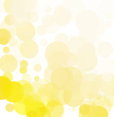 Kabarcıklar benzersiz sarı parlak vektör arka plan