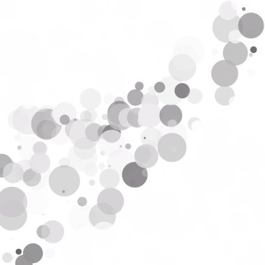 Kabarcıklar benzersiz gri beyaz parlak vektör arka plan