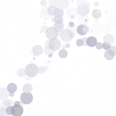 Kabarcıklar benzersiz gri beyaz parlak vektör arka plan