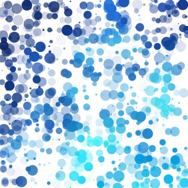 Kabarcıklar benzersiz mavi parlak vektör arka plan