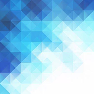 Mavi Izgara Mozaik Arkaplan, Yaratıcı Tasarım Şablonları