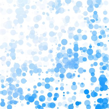 Kabarcıklar benzersiz mavi parlak vektör arka plan