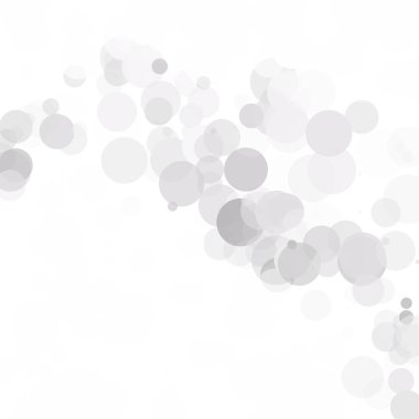 Kabarcıklar benzersiz gri beyaz parlak vektör arka plan