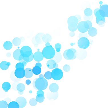 Kabarcıklar benzersiz mavi parlak vektör arka plan