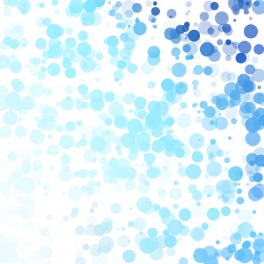 Kabarcıklar benzersiz mavi parlak vektör arka plan