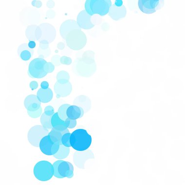 Kabarcıklar benzersiz mavi parlak vektör arka plan