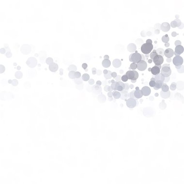 Kabarcıklar daire noktalar benzersiz gri beyaz parlak vektör arka plan