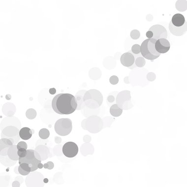 Kabarcıklar benzersiz gri beyaz parlak vektör arka plan