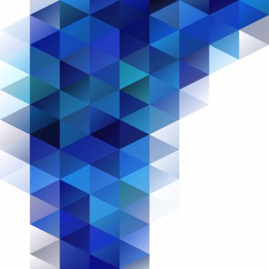 Mavi Izgara Mozaik Arkaplan, Yaratıcı Tasarım Şablonları