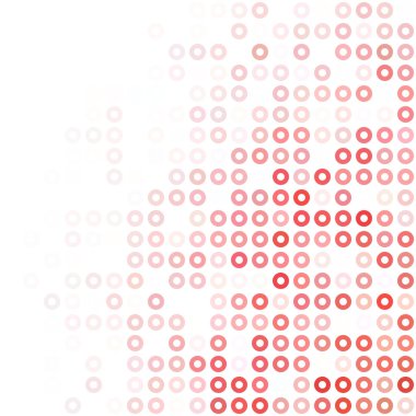 Kırmızı Donuts arka plan, yaratıcı tasarım şablonları