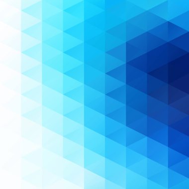 Mavi Izgara Mozaik Arkaplan, Yaratıcı Tasarım Şablonları