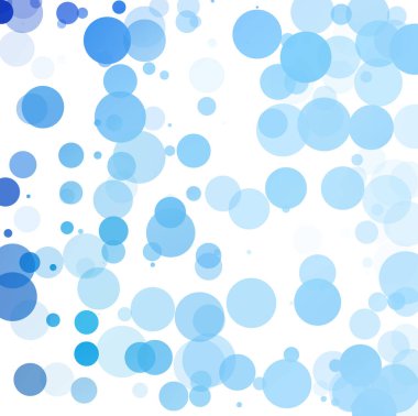 Kabarcıklar benzersiz mavi parlak vektör arka plan