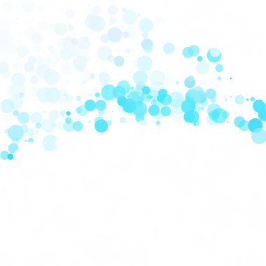 Baloncuklar Çemberi Noktaları Eşsiz Mavi Parlak Vektör Arkaplanı