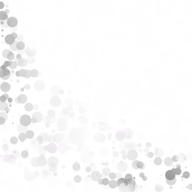 Kabarcıklar daire noktalar benzersiz gri beyaz parlak vektör arka plan