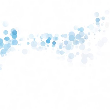 Baloncuklar Çemberi Noktaları Eşsiz Mavi Parlak Vektör Arkaplanı