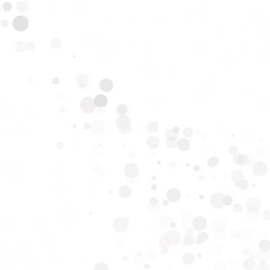 Kabarcıklar daire noktalar benzersiz gri beyaz parlak vektör arka plan