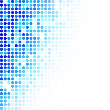 Mavi rastgele noktalar arka plan, yaratıcı tasarım şablonları