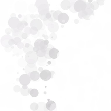 Kabarcıklar benzersiz gri beyaz parlak vektör arka plan