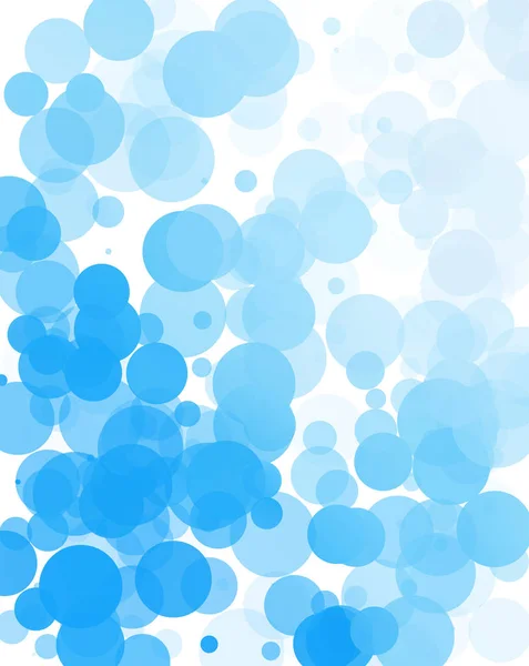 Bubbles Único Azul Brilhante Fundo Vetorial — Vetor de Stock