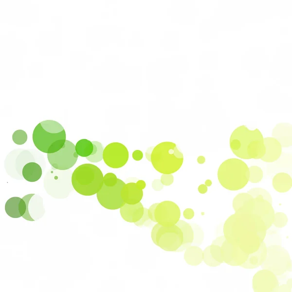 Бульбашки Унікальний Зелений Яскравий Векторний Фон — стоковий вектор