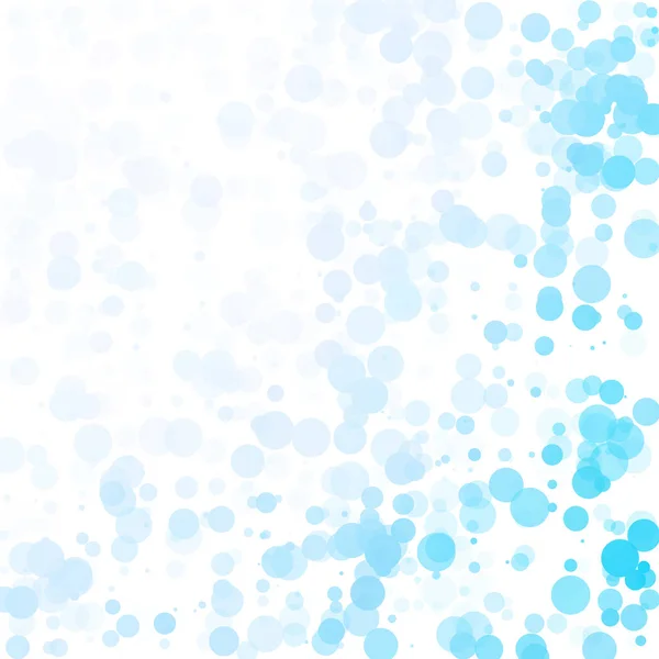 Bubliny Kruh Tečky Unikátní Modrý Jasný Vektor Pozadí — Stockový vektor