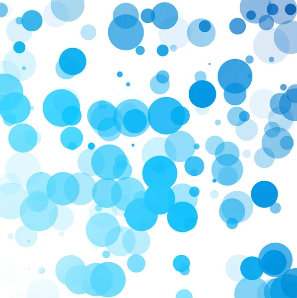 Bubbles Único Azul Brilhante Fundo Vetorial — Vetor de Stock