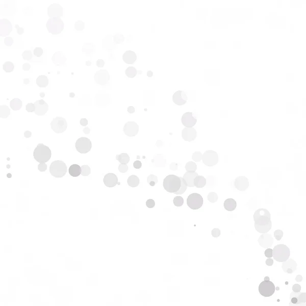 气泡圆点独特的灰色白色明亮向量背景 — 图库矢量图片