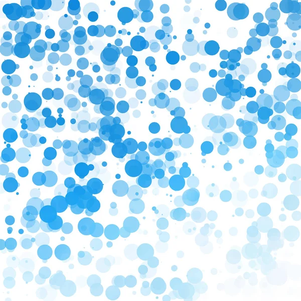 Baloncuklar Çemberi Noktaları Eşsiz Mavi Parlak Vektör Arkaplanı