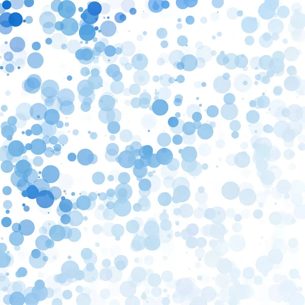 Baloncuklar Çemberi Noktaları Eşsiz Mavi Parlak Vektör Arkaplanı