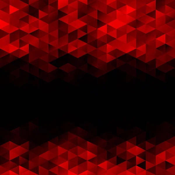 Kırmızı Kılavuz Mozaik Arka Plan Yaratıcı Tasarım Şablonları — Stok Vektör