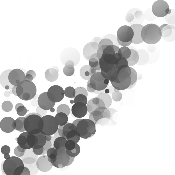 Bubliny Jedinečné Černé Světlé Vektorové Pozadí — Stockový vektor