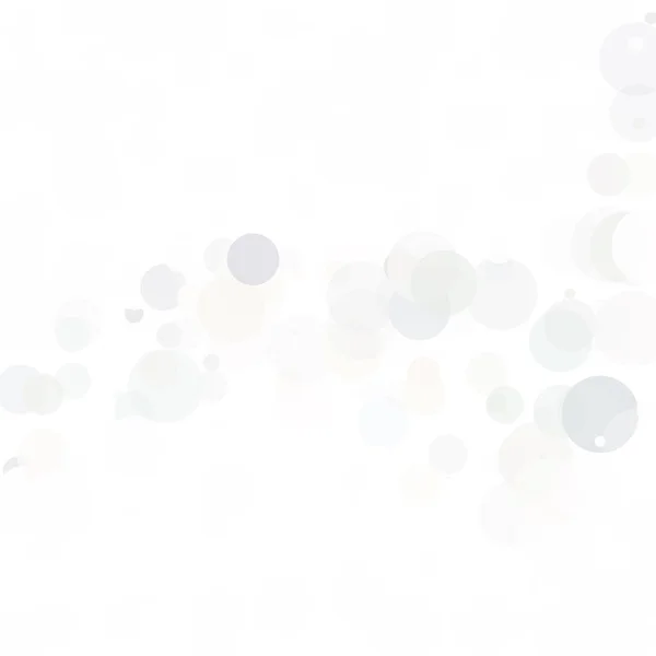 气泡圆点独特的灰色白色明亮向量背景 — 图库矢量图片