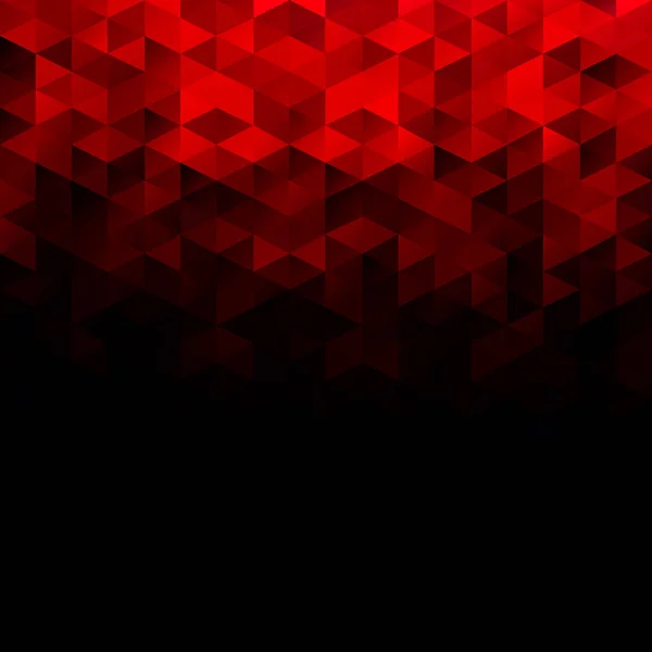 Red Grid Mosaic Background Creative Design Templates — Stock Vector