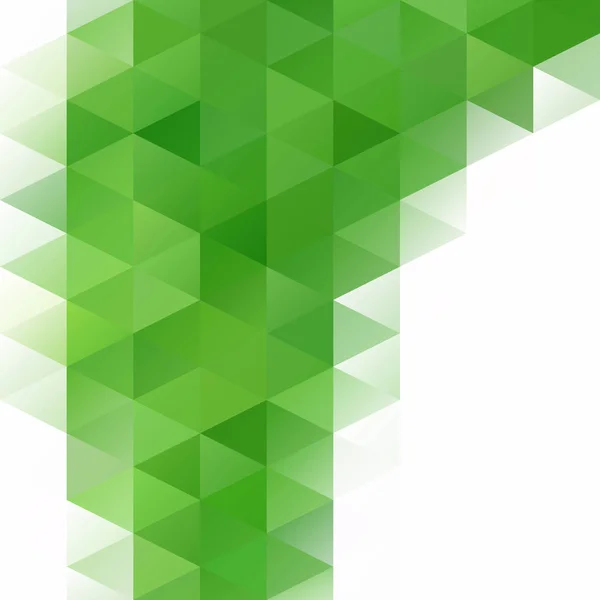 Fundo Mosaico Grade Verde Modelos Design Criativo — Vetor de Stock