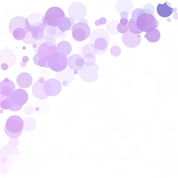 Bubbles Circle Dots Unique Purple Bright Vector Background — Stock Vector