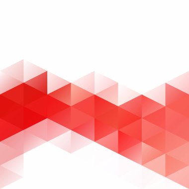 Kırmızı kılavuz Mozaik arka plan, yaratıcı tasarım şablonları