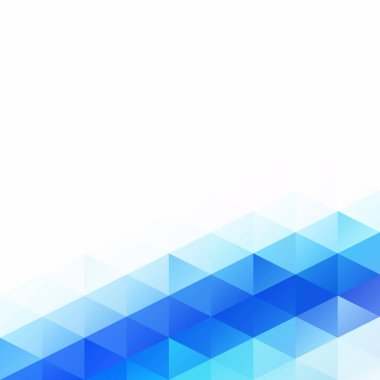 Mavi Izgara Mozaik Arkaplan, Yaratıcı Tasarım Şablonları