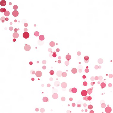 Kabarcıklar daire noktalar benzersiz kırmızı parlak vektör arka plan