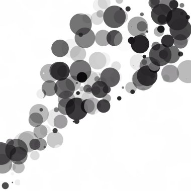 Kabarcıklar benzersiz siyah parlak vektör arka plan