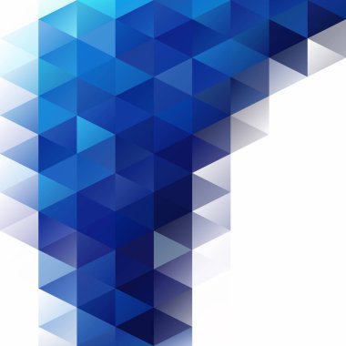 Mavi Izgara Mozaik Arkaplan, Yaratıcı Tasarım Şablonları