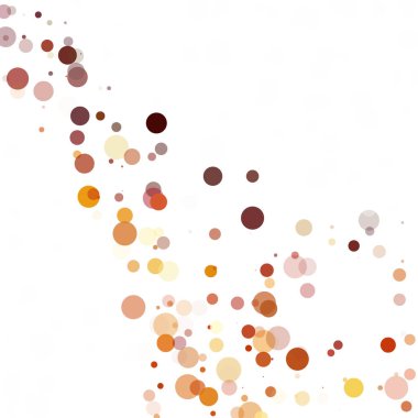 Kabarcıklar daire noktalar benzersiz sarı parlak vektör arka plan