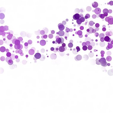 Kabarcıklar daire noktalar benzersiz mor parlak vektör arka plan