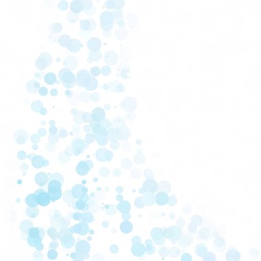 Baloncuklar Çemberi Noktaları Eşsiz Mavi Parlak Vektör Arkaplanı