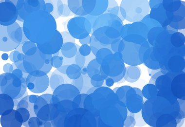 Kabarcıklar benzersiz mavi parlak vektör arka plan